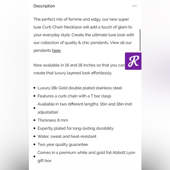 Abbott Lynn good choker necklace - Picture 5 of 5